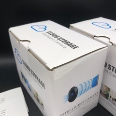 処分価格2,000円→1,500円【124】新品2台 2.4GHz 屋内 クラウドストレージインターネットWi-Fi カメラの画像