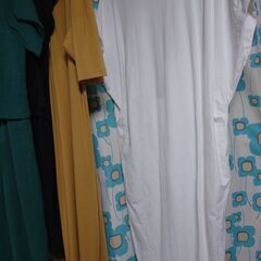 【夏服／無地ワンピース×５枚】Ｍサイズの画像