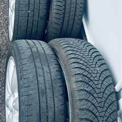 ラ ラ パーム LA LA PALM 15 インチ アルミ　ホイール 社外 4本 セット エブリ 64 S111 5J PCD 100 4 穴 4H シルバー銀 現状 ナット 付きの画像