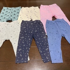 キッズ　スパッツ　80cm 6枚セット