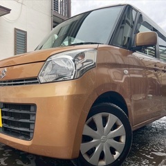走行10万キロ！月々9千円〜分割払い可❗️ 車検2年付き！【名義変更代込み】大人気☆スズキ スペーシア☆Bluetooth対応ナビ付き☆走行中DVD見れます☆ETC付き☆電動スライドドア☆ドラレコ☆スマートキー☆フルオートエアコン☆事故修復歴無し☆そのまま乗って帰れます‼️の画像