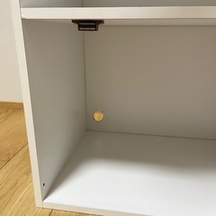【ニトリ】  カラーボックス　3段扉付きの画像
