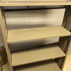 内田洋行 UCHIDA スチールラック オープンラック 天地7段 キャビネット 本棚 収納棚 事務所 倉庫 約横80cm x 縦183cm x 奥行25cm 軽量の画像