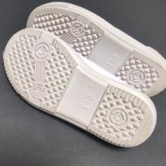 【白色 上靴 14cm】子供用 上履き 幼稚園 保育園【試着のみ】の画像