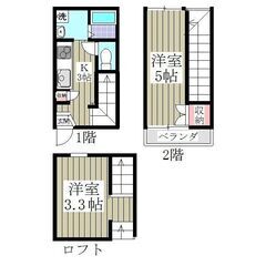 KS🌸初期費用5万🏠敷金ゼロ🌟礼金ゼロ🌟仲介手数料ゼロ🌟賃料１か...