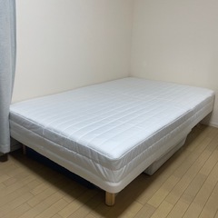 【美品】無印良品　脚付マットレス　セミダブル