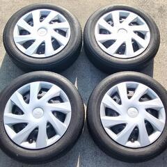 ◯155/65R14◯ノーマルタイヤホイール4本セット◯溝有り◯...