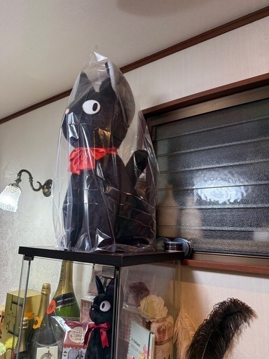 魔女の宅急便 ジジ ジブリ IKEA デトルフ インテリア 黒猫のぬいぐるみ 魔女の宅急便ジジジブリ当時物IKEA デトルフインテリアクロネコ