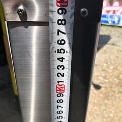 ☆彡ステンレス製!!!大型スタンド看板!!!新品LED蛍光灯付き!!!高さ130ｃｍ！店舗用品・の画像