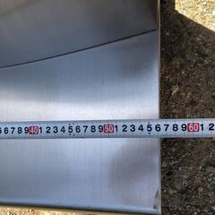 ☆彡ステンレス製!!!大型スタンド看板!!!新品LED蛍光灯付き!!!高さ130ｃｍ！店舗用品・の画像