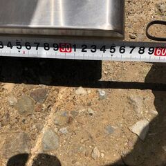 ☆彡ステンレス製!!!大型スタンド看板!!!新品LED蛍光灯付き!!!高さ130ｃｍ！店舗用品・の画像