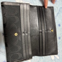 coach長財布　がま口の画像