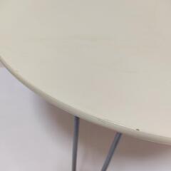 ミニテーブル　折りたたみ式　丸テーブル　三脚　木製の画像