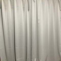 遮光カーテン・グレー2枚100×200