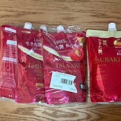 TSUBAKI シャンプー詰め替え用3袋＋コンディショナー詰め替...