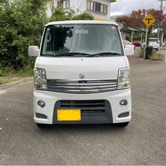 車検の長いエブリーワゴン入庫
