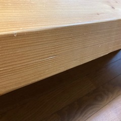 処分間近！木製のローテーブルの画像