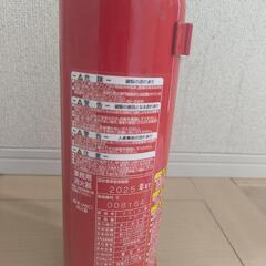 消火器　使用期限2025年の画像