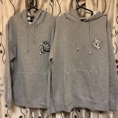 サンタクルーズ　グレーパーカー2着セット