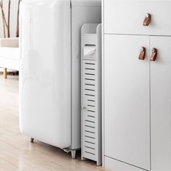 お譲り先決定　美品　隙間収納　ラック　スリム　トイレ洗面収納の画像