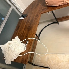 5/15引取　L字型デスク 幅120cm×120cm 美品 セカンドハウス利用の画像