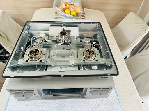 ZGFNK6R18QSE-E クリナップ ラクエラ ホーロートップコンロ シルバー/ブラック