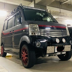 スズキエブリィDA64Wチョイ上げバン　特攻野郎Aチーム仕様