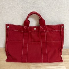 ✨HERMES✨ ドーヴィル MM トートバッグ レッド美品エルメス新社会人の画像