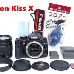 ★お散歩カメラ★初心者おススメ★Canon EOS kiss X レンズセット★人気機種★