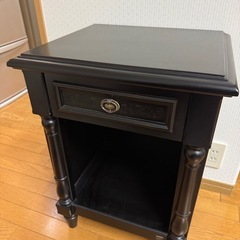 【美品】英国王室御用達　スランバーランド ブラック シェルフ  おしゃれ  収納の画像
