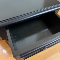 【美品】英国王室御用達　スランバーランド ブラック シェルフ  おしゃれ  収納の画像