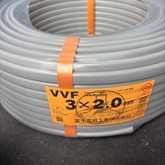 VVF 3.20mm 100m グレーケーブル