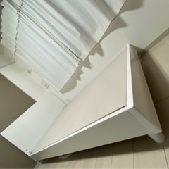 セミダブルベット マットレスとフレームの画像