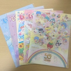 サンリオ いちご新聞 6月号 付録 クリアファイル 5種類 