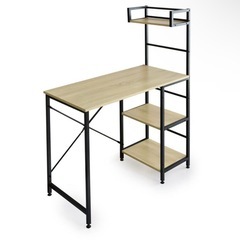 【美品】ラック付きPCデスク　
幅95×奥行43×高さ126(cm)　