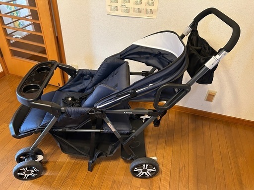 カトージ　2人でゴー　2人乗りベビーカー　KATOJI