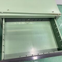 ☆中古￥2,800！2段ツールキャビネット　家具　工具　引き出し式　収納　工業　【BE036】の画像