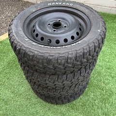 軽トラック 軽バン のアゲトラ仕様に 165/65R14 ナンカン FT-9 マッドタイヤ4本セット　の画像
