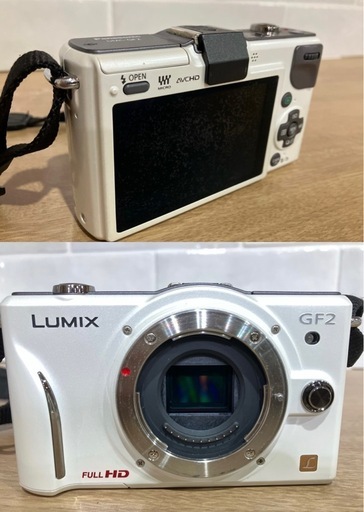 Panasonic パナソニック LUMIX DMC-GF2 ボディ ホワイトデジタル
