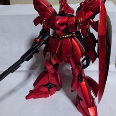 BANDAI 1/100 MG サザビー MSN-04 メタリック 徹底改修 組立済の画像