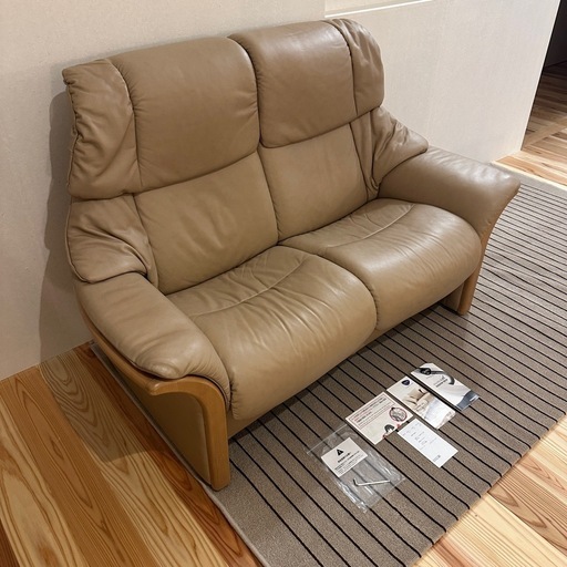 Ekornesエコーネス Stressless エルドラド ハイバックソファ2人