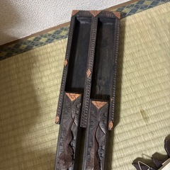 木製の端入れ