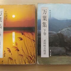 『万葉集（上・下）』全２巻　武田祐吉校註　角川文庫