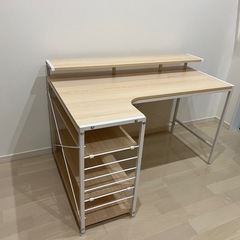 パソコンデスクL字型コーナー