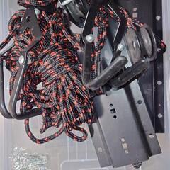 自転車ロードバイク収納用滑車