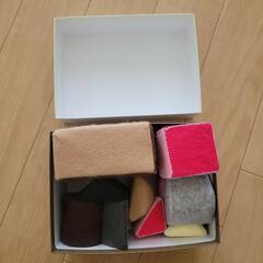 【無料】非対面✨️　布積み木　手作りの画像