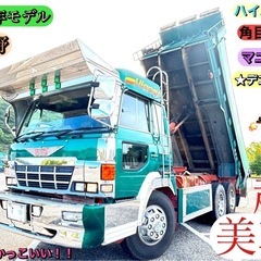 H.1 日野　スーパードルフィン　３５万キロ　ハイルーフ　コボレ...