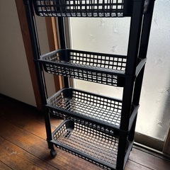 キャスター付きワゴン（難あり）の画像