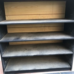 手作り下駄箱29日の木曜日までに取りに来れる方