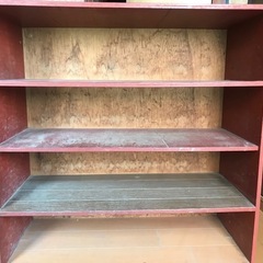 手作り下駄箱29日の木曜日までに取りに来れる方
